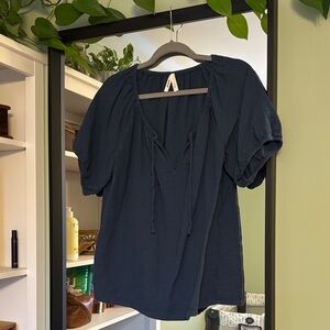 Pact Deep Blue Women's Blouse